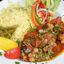 Bamia B'Zeit with Rice