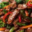 Sesame Beef Stir-fried