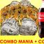1 COMBO MANIA + COCA 2 LT