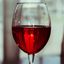 Red Dry Wine Glass