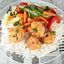 Sauté de crevettes