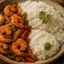 Sauté de crevettes + Riz blanc