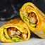 Avocado, Egg & Cheddar Breakfast Burrito with Avocado Salsa Verde