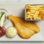 83. Fiskefilet m/pommes frites