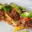 Ground beef or shredded chicken nachos