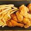 Chicken Wings with French Fries / Alitas de Pollo con Papas Fritas