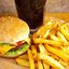 Menú Economato (Burguer con patatas fritas y alioli + cartucho de patatas + refresco)
