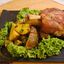 Ciolan de porc fraged cu cartofi la vatră (Stinco precotto) 600g