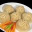 A 1.Sha EAT Momo (Gedämpfte)  གླང་ཤིའི་བཞེས་མོག ( རློངས་ཚོས། )