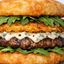 Langos Burger Roquefort