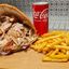 Kebabas bandelėje+Fri bulvytės+gėrimas 0,33l.