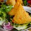2. Samosas (a serve of 2)