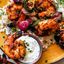 Brochettes de crevettes aux épices