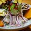 CEVICHE DE PESCADO O CHAMPIÑONES / CEVICHE MADE WITH FISH OR WILD MUSHROOM