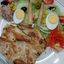 Pechuga de pollo a la plancha con guarnición