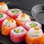 Tuna Salmon Wrapped Rolls