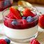 Panna Cotta Fruit rouge