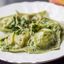 Tigullio-ravioli di borragine con pesto di basilico genovese