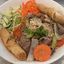 Stir-fry Lemongrass Vermicelli with Springrolls