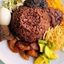 Waakye with shito soucE