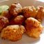 Portion d'Accra de morue