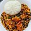 Egusi with Pounded Yam Fufu or Amala